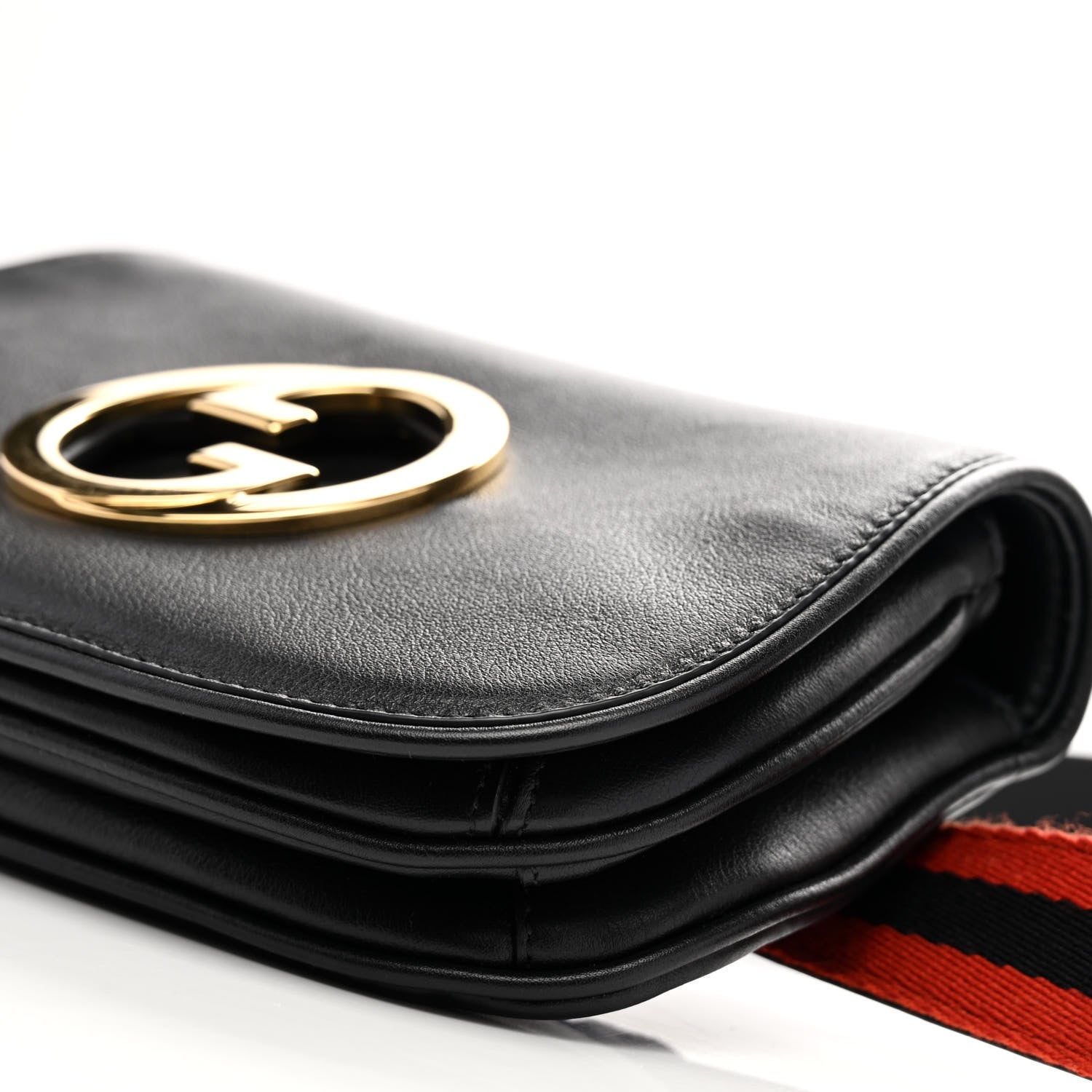 Gucci Roxy Calfskin Web Blondie Belt Bag 90 36 Black 8 of 8