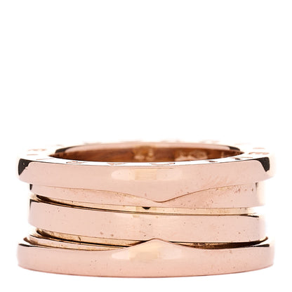 Bulgari 18K Rose Gold B.Zero1 Three-Band Ring 48 4.5 1 of 7