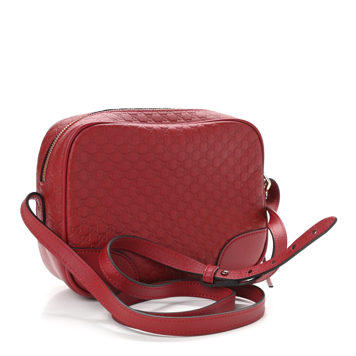 Microguccissima Mini Bree Messenger Bag Red