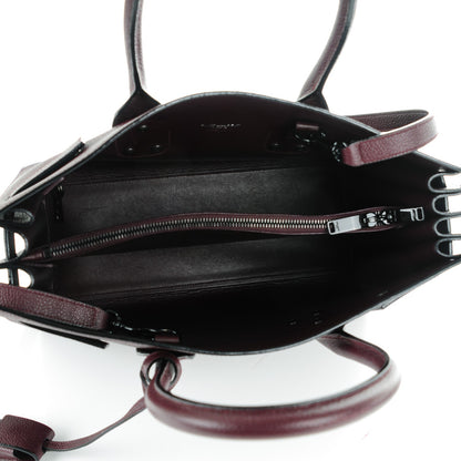 Saint Laurent Grained Calfskin Small Classic Sac De Jour Armaranto 5 of 7