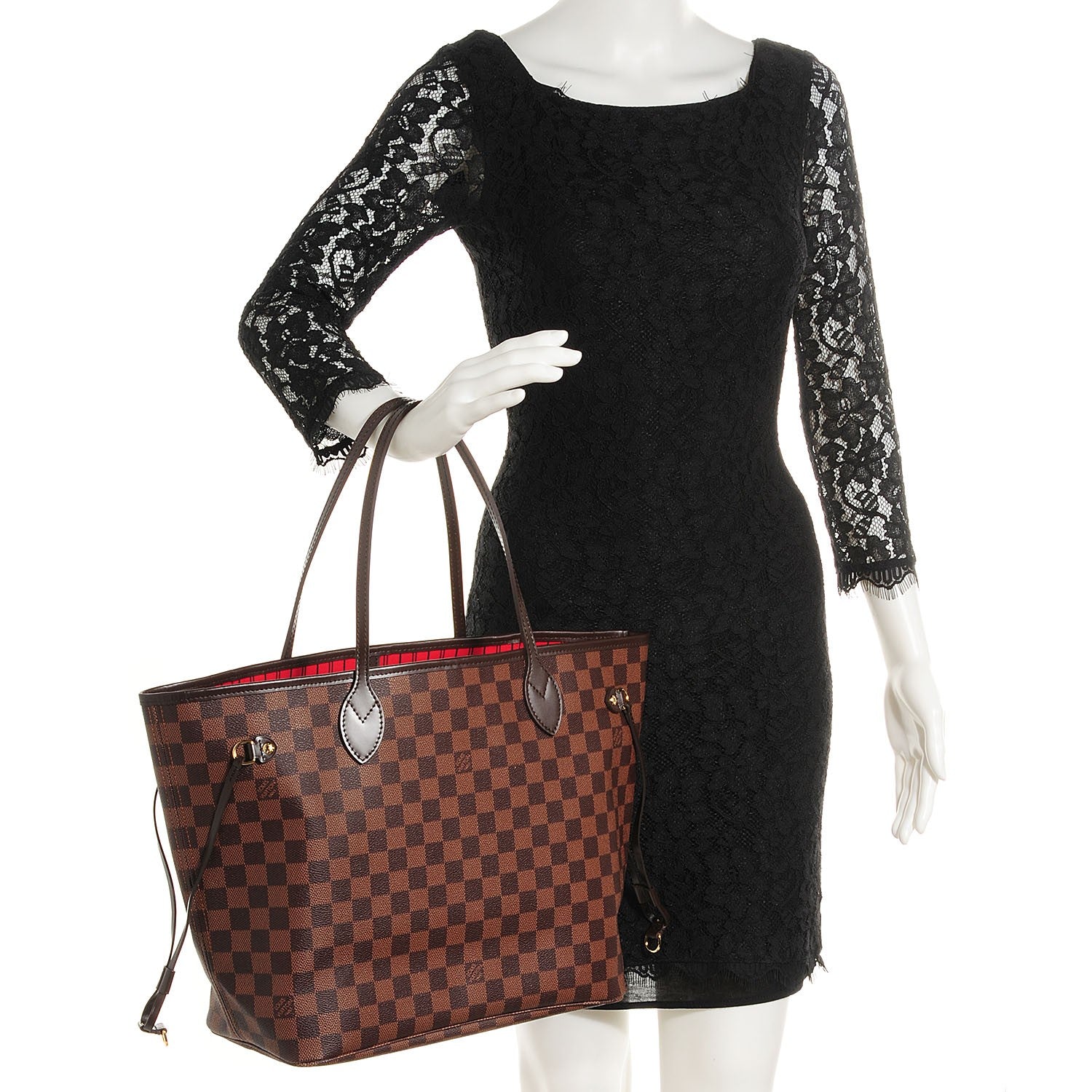 Louis Vuitton Damier Ebene Neo Neverfull MM 2 of 9