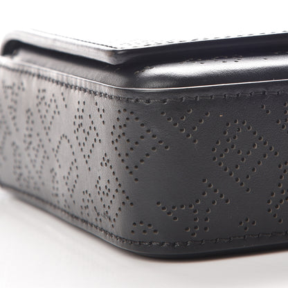 Burberry Calfskin Perforated Logo Hampshire Crossbody Black 8 of 10