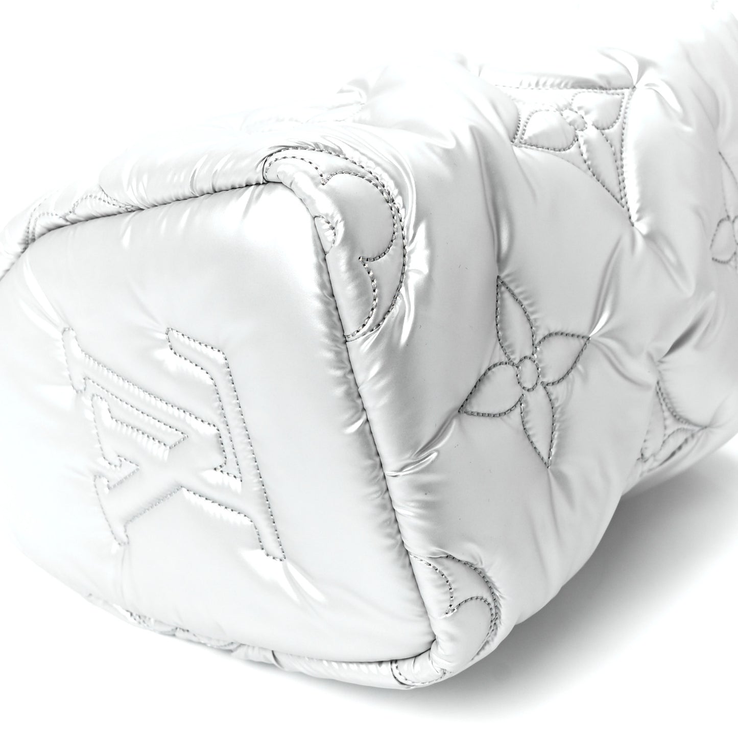 Econyl Mini Monogram Pillow Speedy Bandouliere 25 Silver