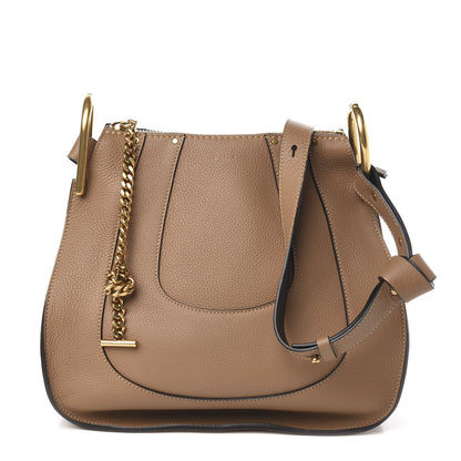 Chloe Grained Calfskin Small Hayley Hobo Nut 1 of 9