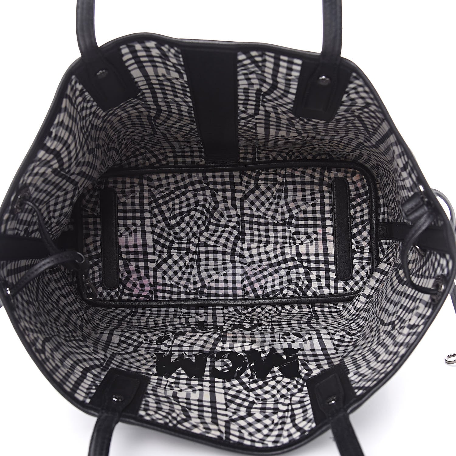 MCM Visetos Medium Liz Reversible Shopper Tote Black 8 of 21