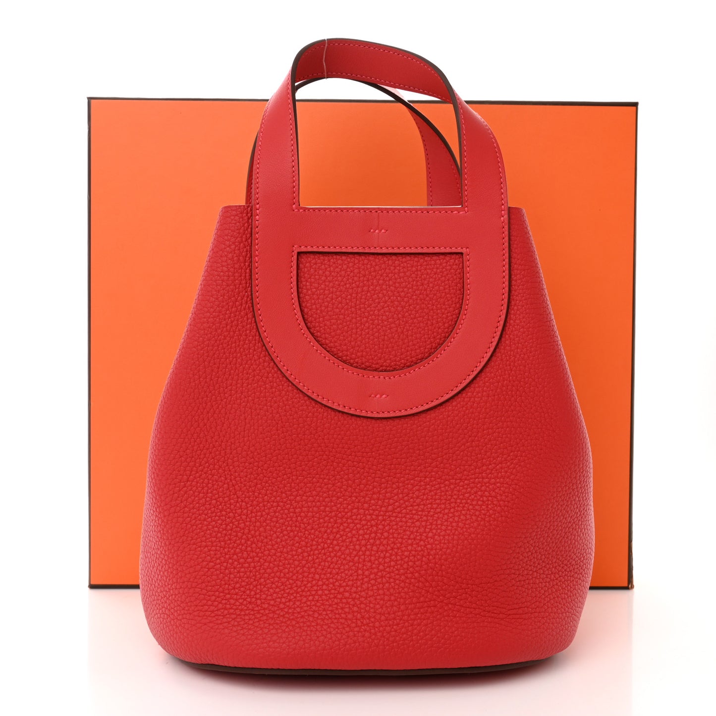 Taurillon Clemence Swift In-The-Loop 23 Bag Vermillion
