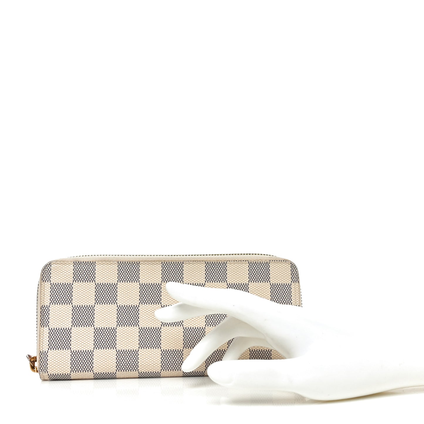 Damier Azur Clemence Wallet Rose Ballerine