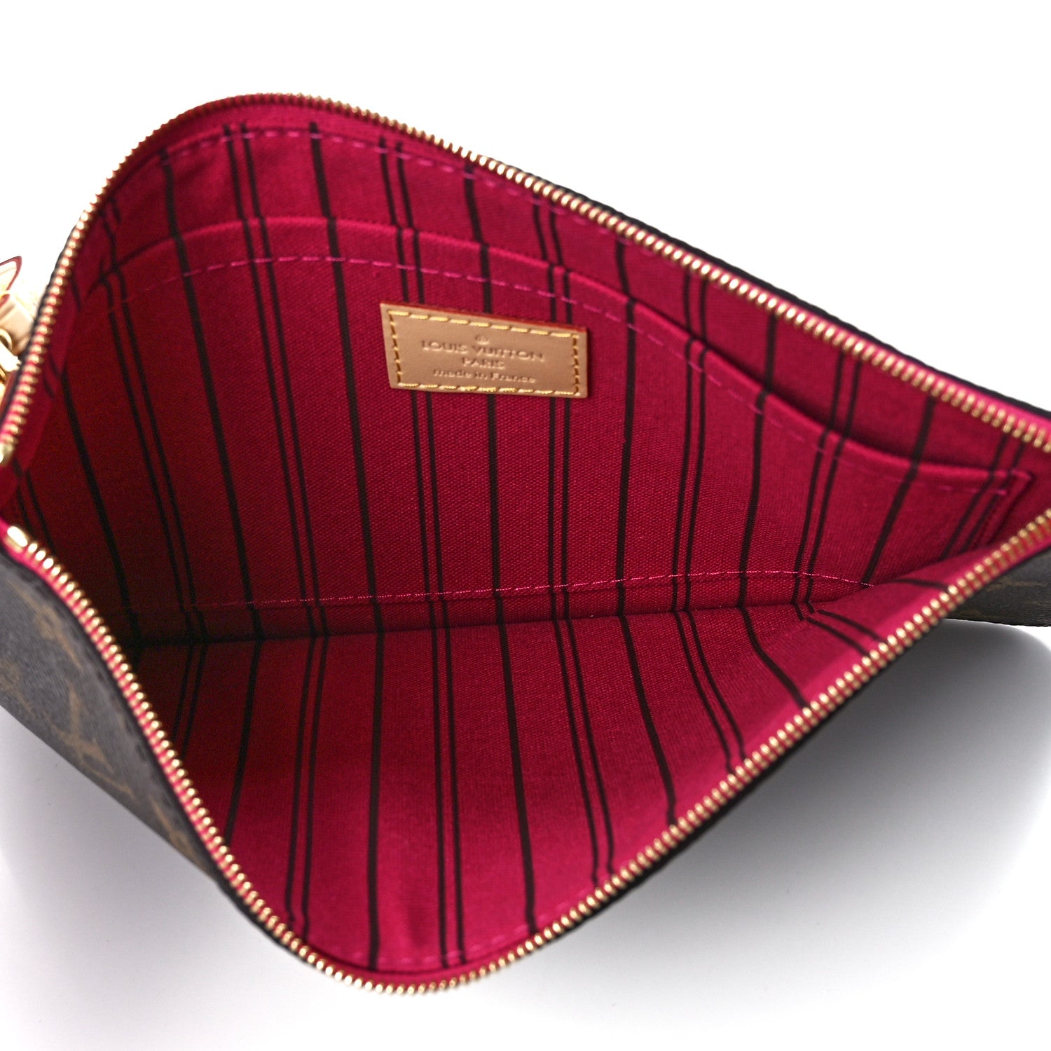 Louis Vuitton Monogram Neverfull MM GM Pochette Pivoine 5 of 10