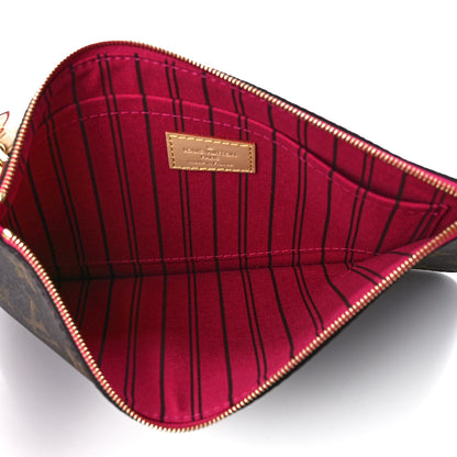 Louis Vuitton Monogram Neverfull MM GM Pochette Pivoine 5 of 10