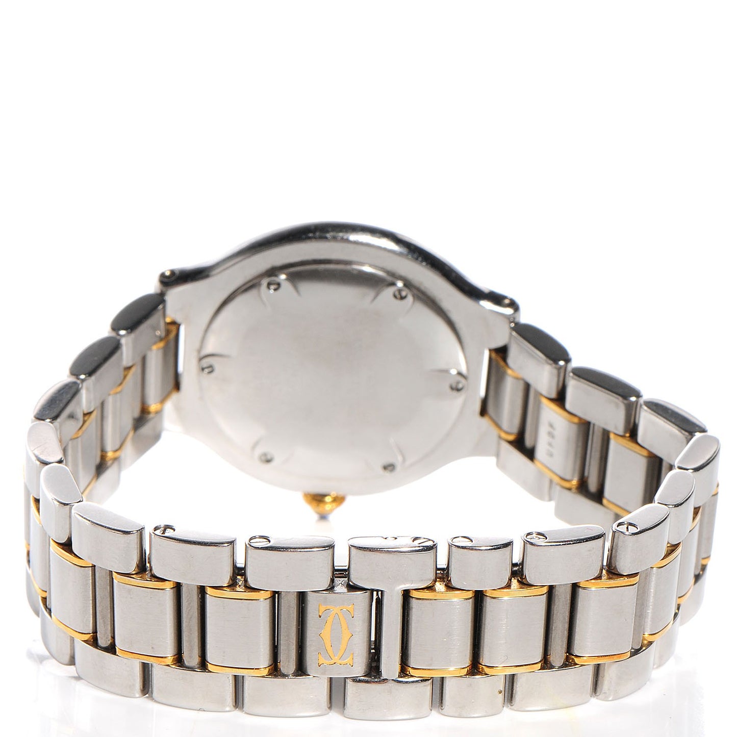 Stainless Steel 18K Yellow Gold 31mm Must De 21 Quartz Watch