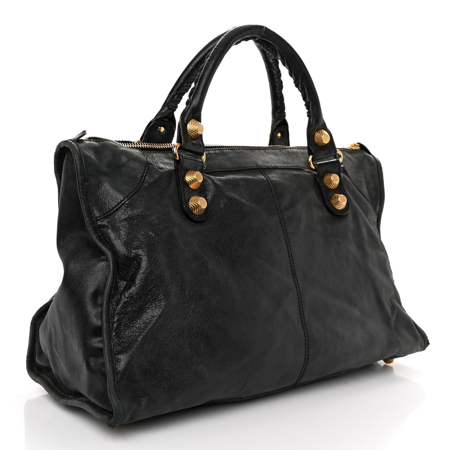 Agneau Giant 21 Gold Hardware Work Black