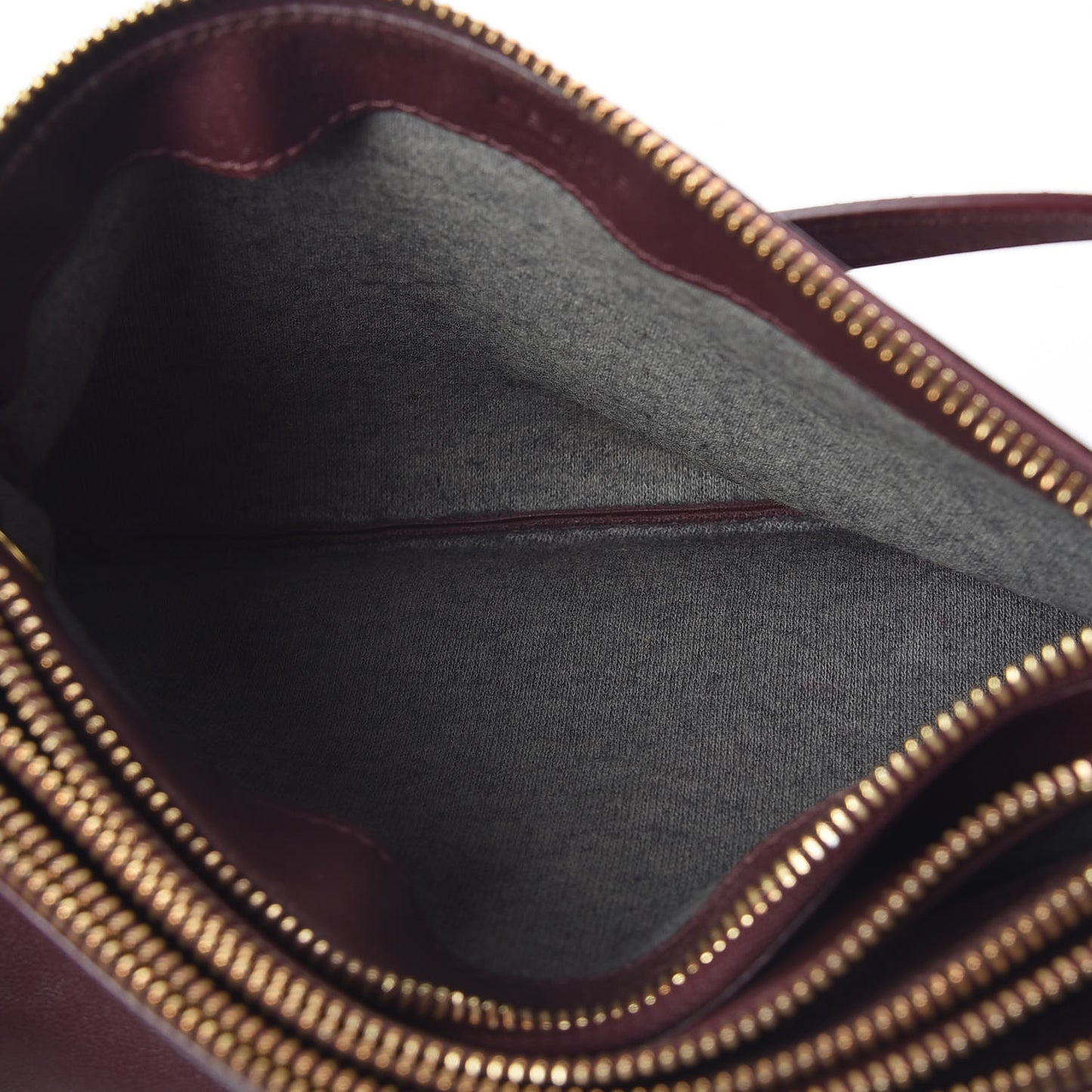 Lambskin Small Trio Crossbody Bag Burgundy