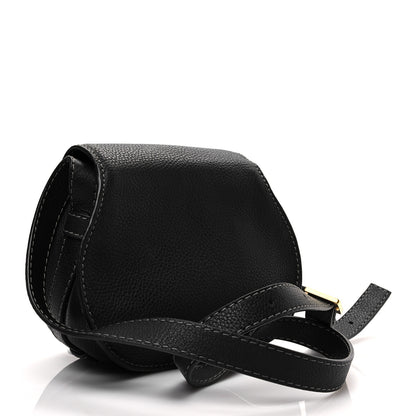 Chloe Calfskin Mini Marcie Round Crossbody Bag Black 3 of 8