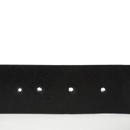 Gucci Calfskin Studded Interlocking G Belt 85 34 Black 6 of 6