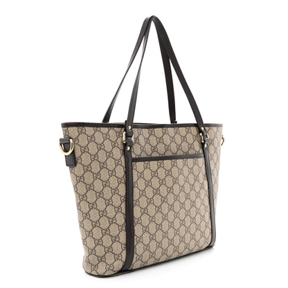 Gucci GG Supreme Monogram Medium Joy Tote Dark Brown 3 of 13