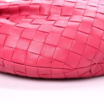Bottega Veneta Nappa Intrecciato Teen Jodie Hobo Cranberry 7 of 9