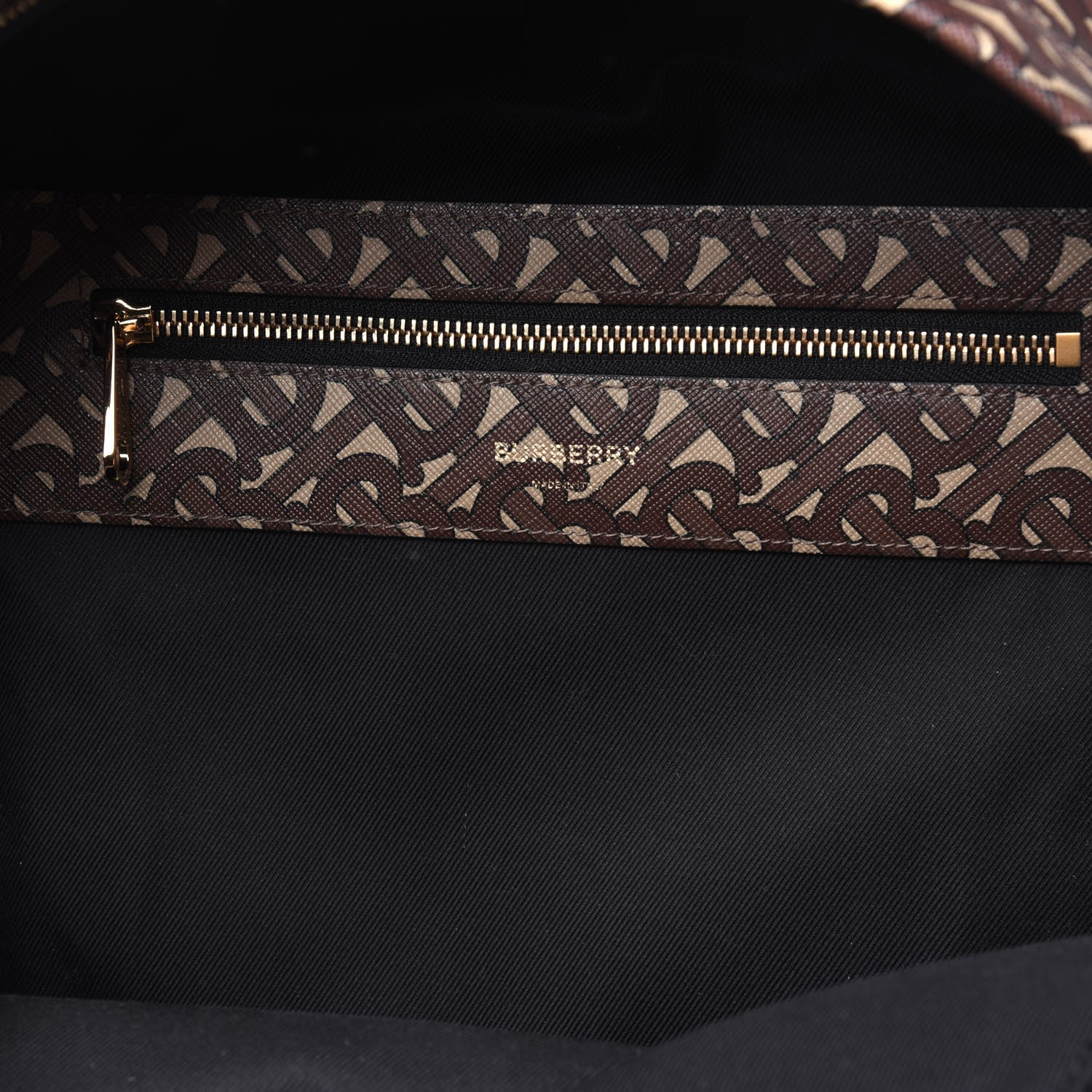 Burberry E-Canvas Monogram Stripe Backpack Bridle Brown 6 of 13
