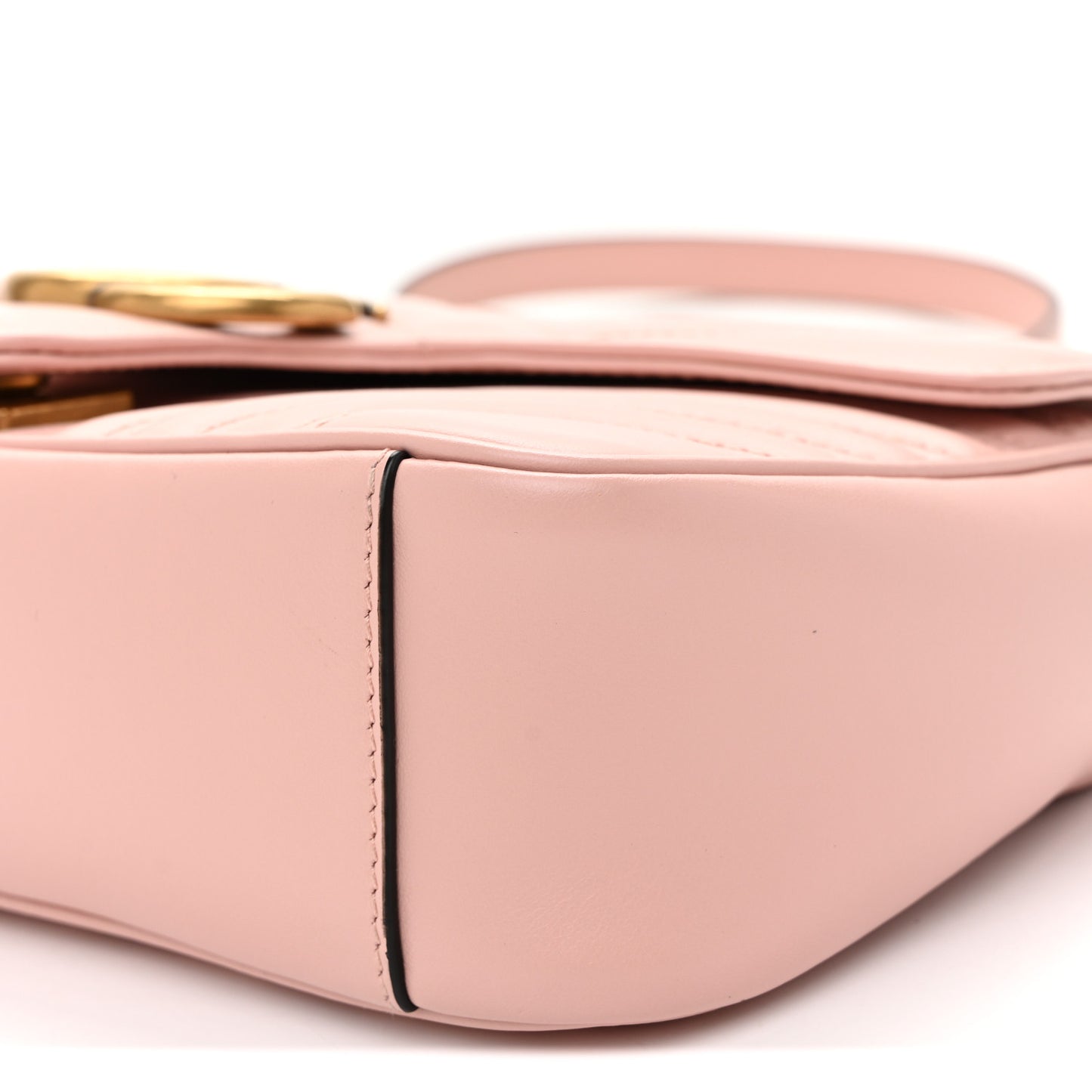 Calfskin Matelasse Small GG Marmont Shoulder Bag  Perfect Pink