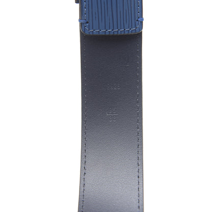 Louis Vuitton Epi Mens 35mm Metropole Belt 95 38 Blue Celeste 5 of 5