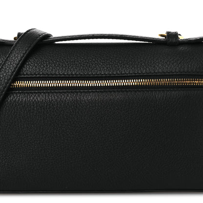Loro Piana Grained Calfskin L19 Extra Pocket Pouch Black 6 of 8