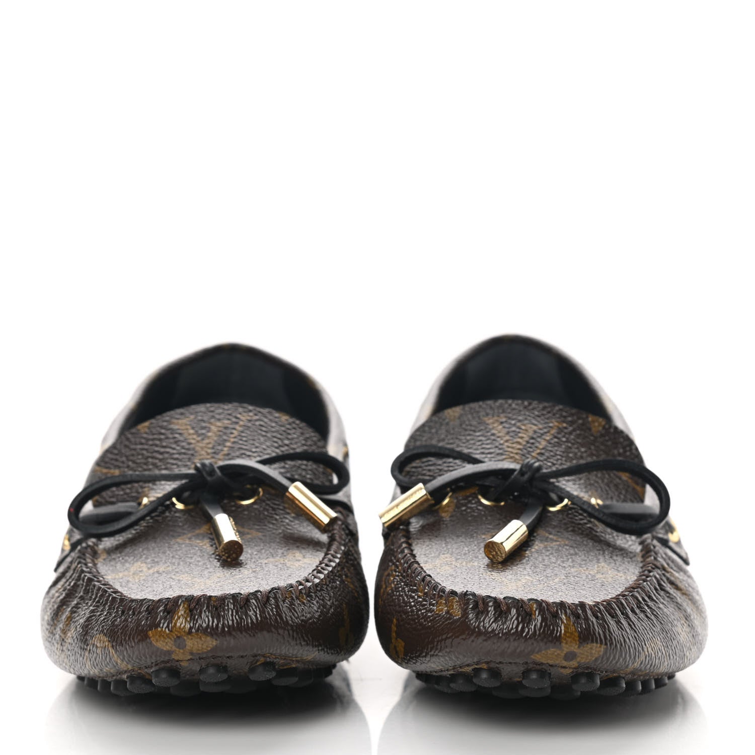 Louis Vuitton Patent Monogram Gloria Loafers 38 2 of 10