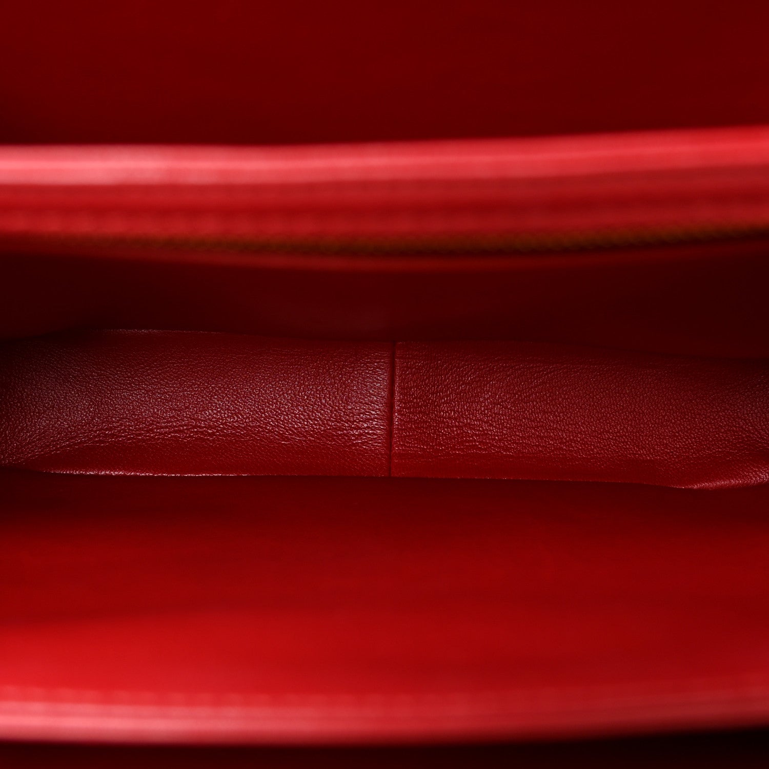 Celine Shiny Calfskin Medium Triomphe Red Red 5 of 11