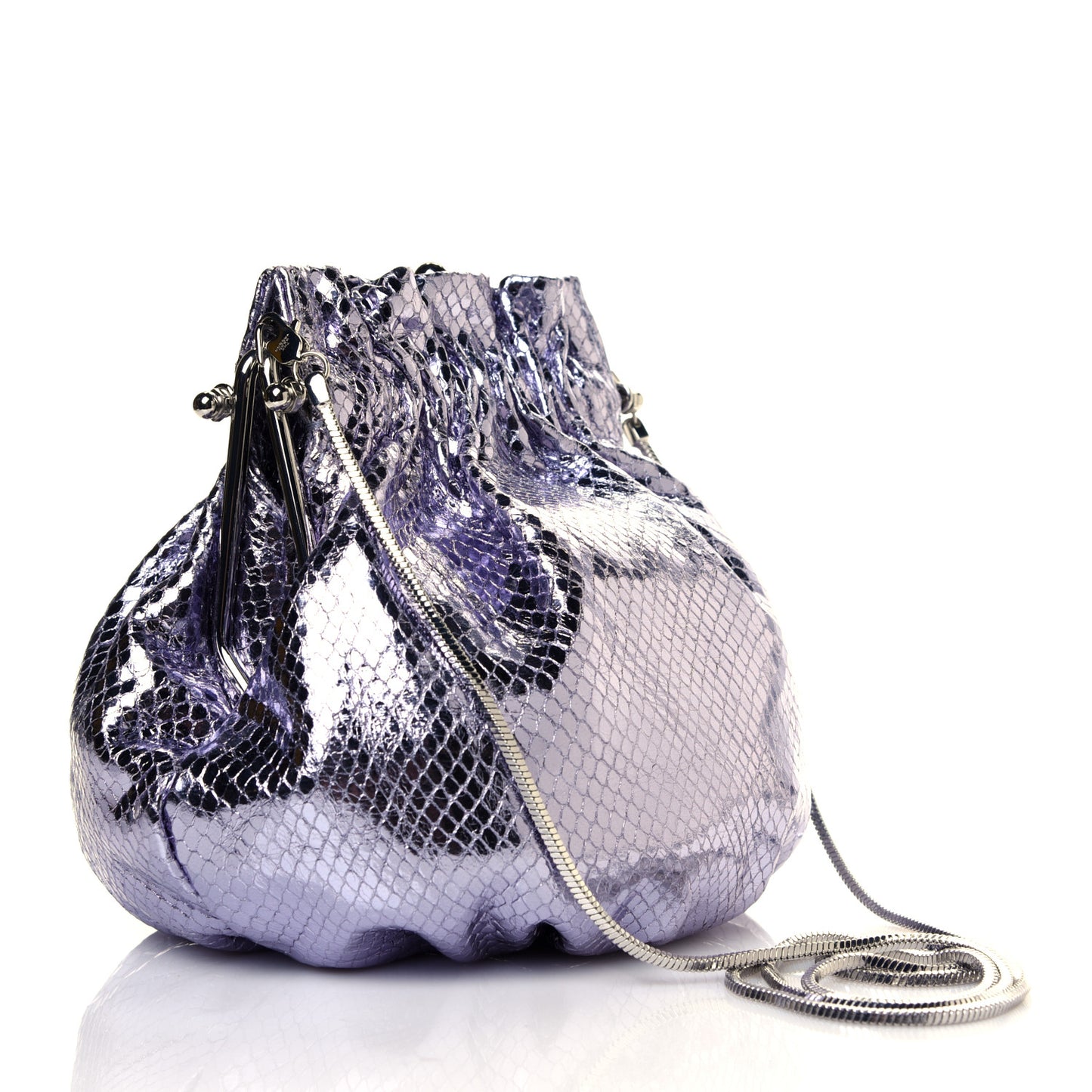 Metallic Soiree Crossbody Lavender