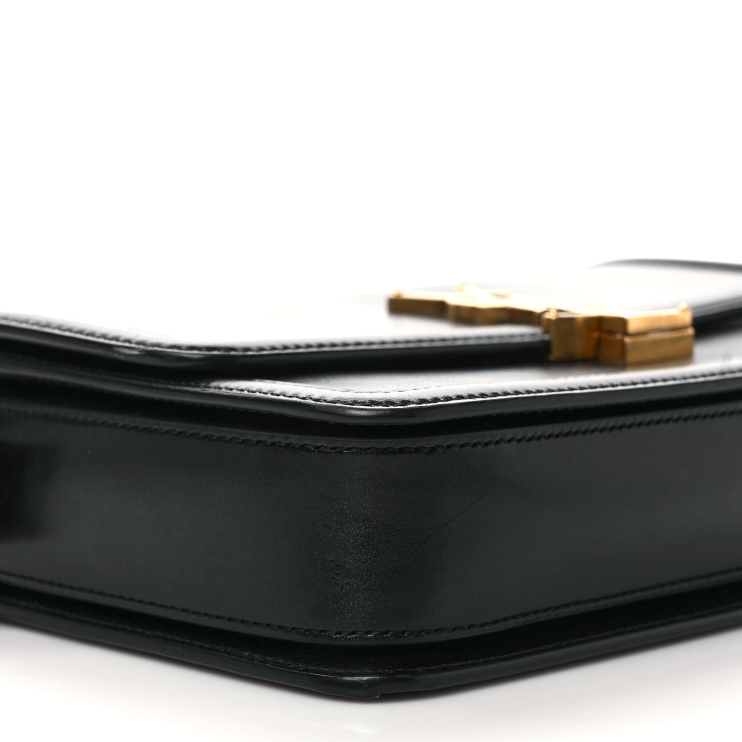 Box Calfskin Monogram Medium Solferino Satchel Black