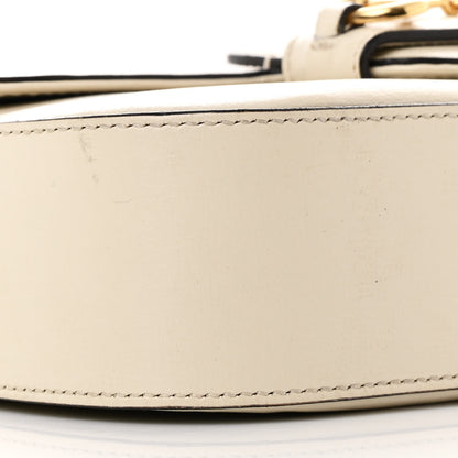 Gucci Azalea Calfskin Small Horsebit 1955 Chain Shoulder Bag Mystic White 9 of 15