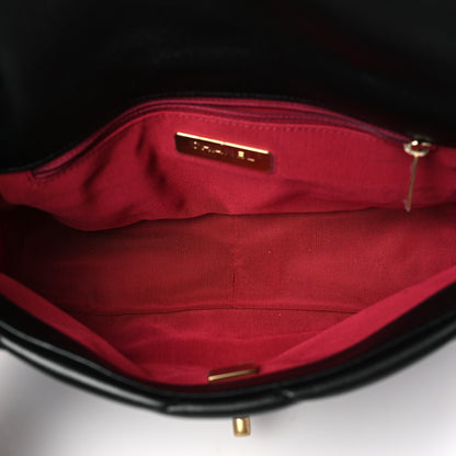 Chanel Goatskin Quilted Medium Chanel 19 Flap Black 5 of 10