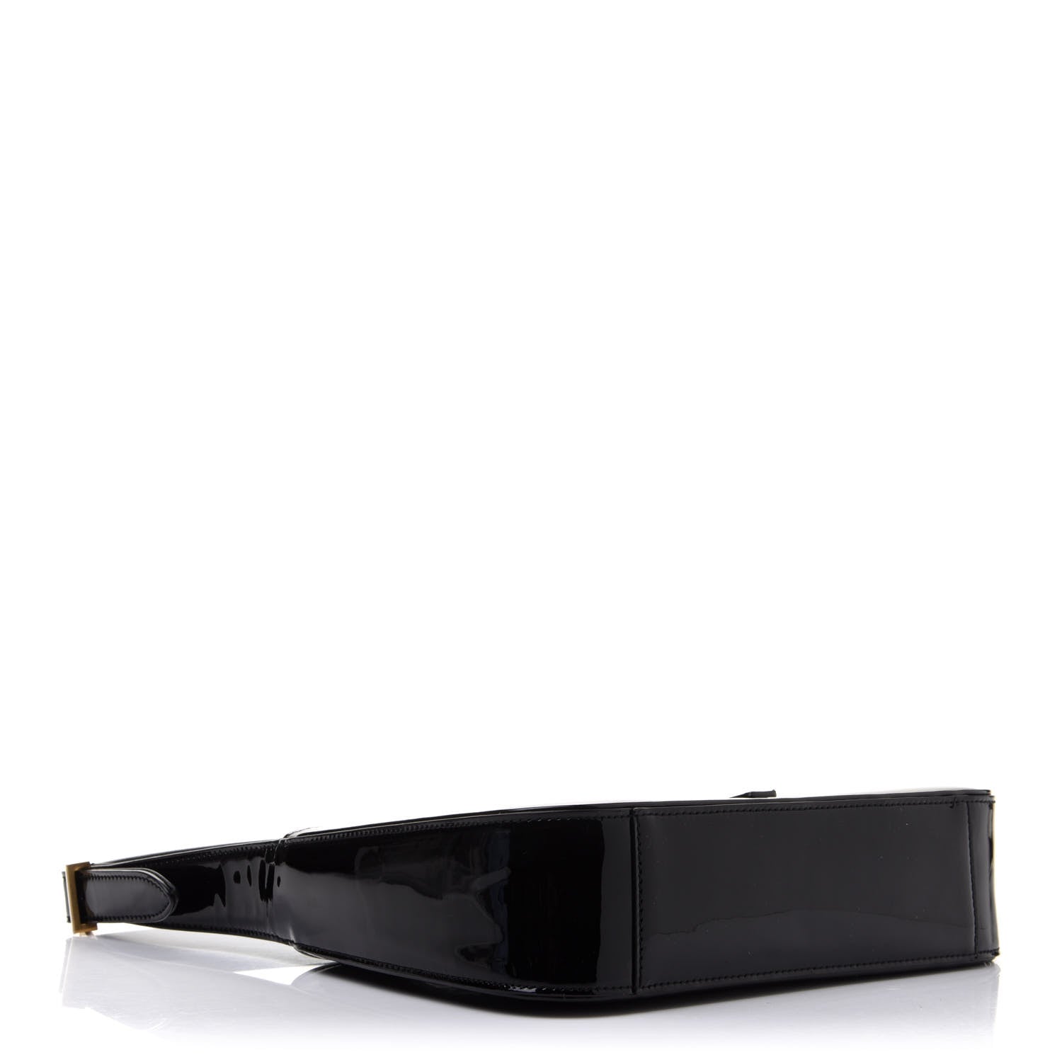 Saint Laurent Patent Le 5 A 7 Hobo Black 4 of 10
