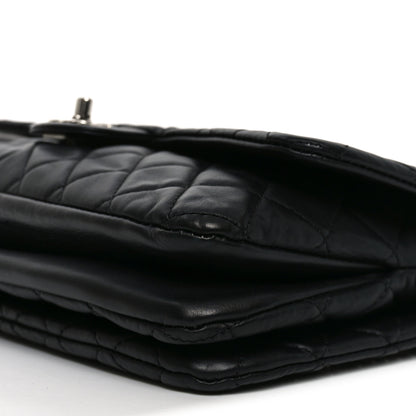 Chanel Lambskin Quilted Jumbo Chanel 3 Flap Bag Black 10 of 10