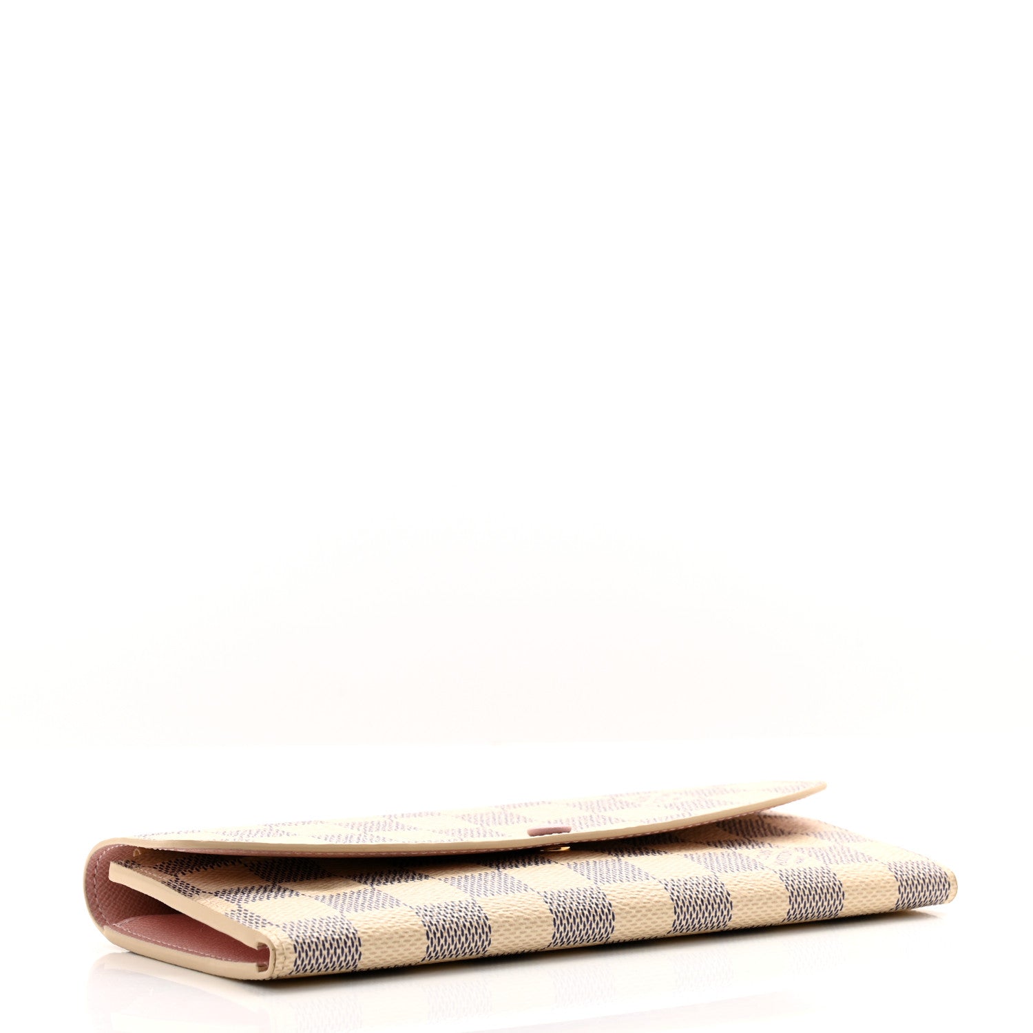 Louis Vuitton Damier Azur Emilie Wallet Rose Ballerine 4 of 11
