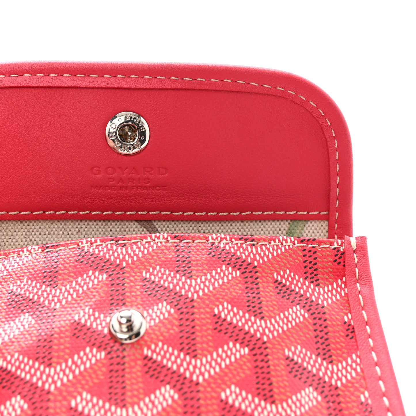 Goyardine Mini Anjou Pouch Fuchsia