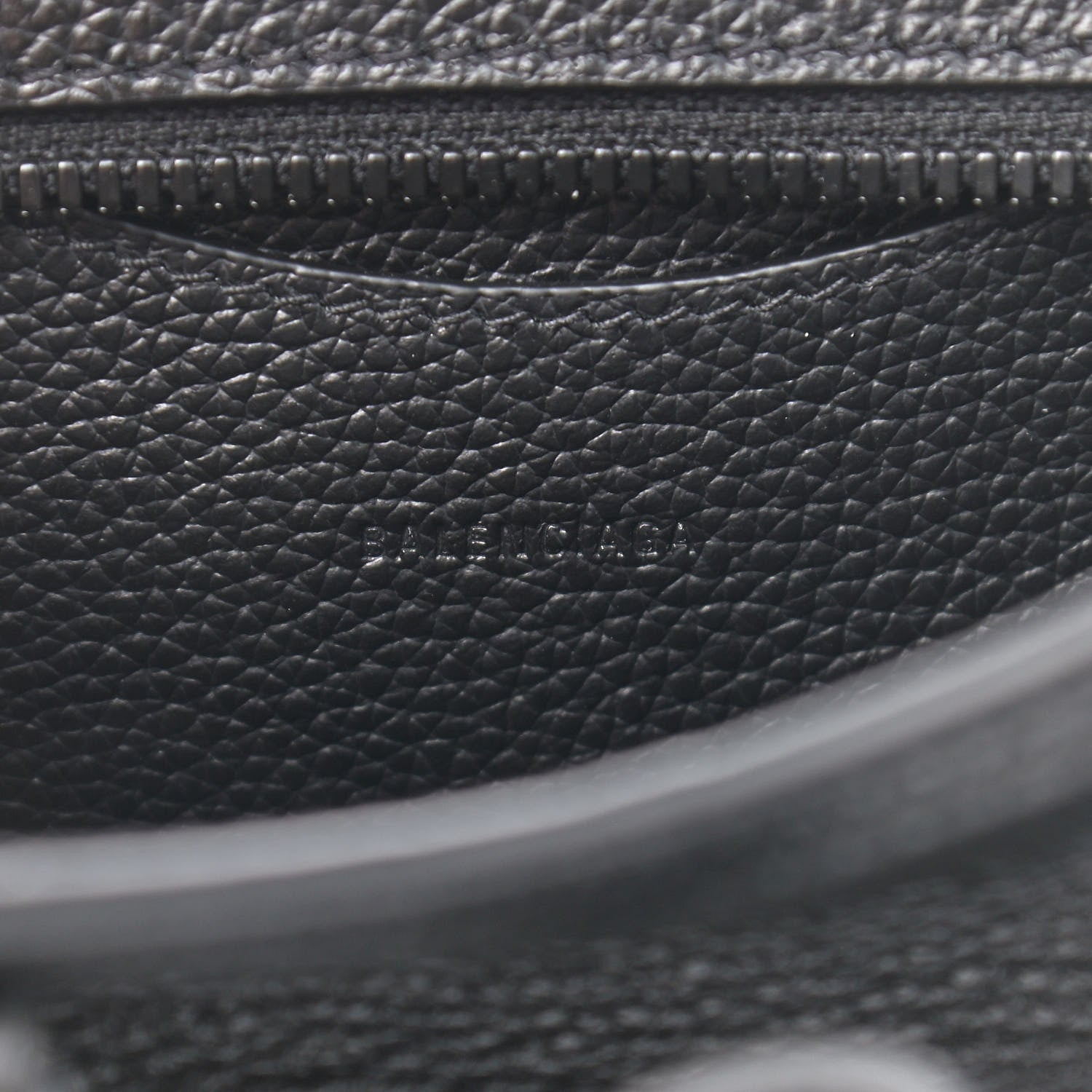 Balenciaga Grained Calfskin Neo Classic Black Hardware Nano City Crossbody Black 6 of 9