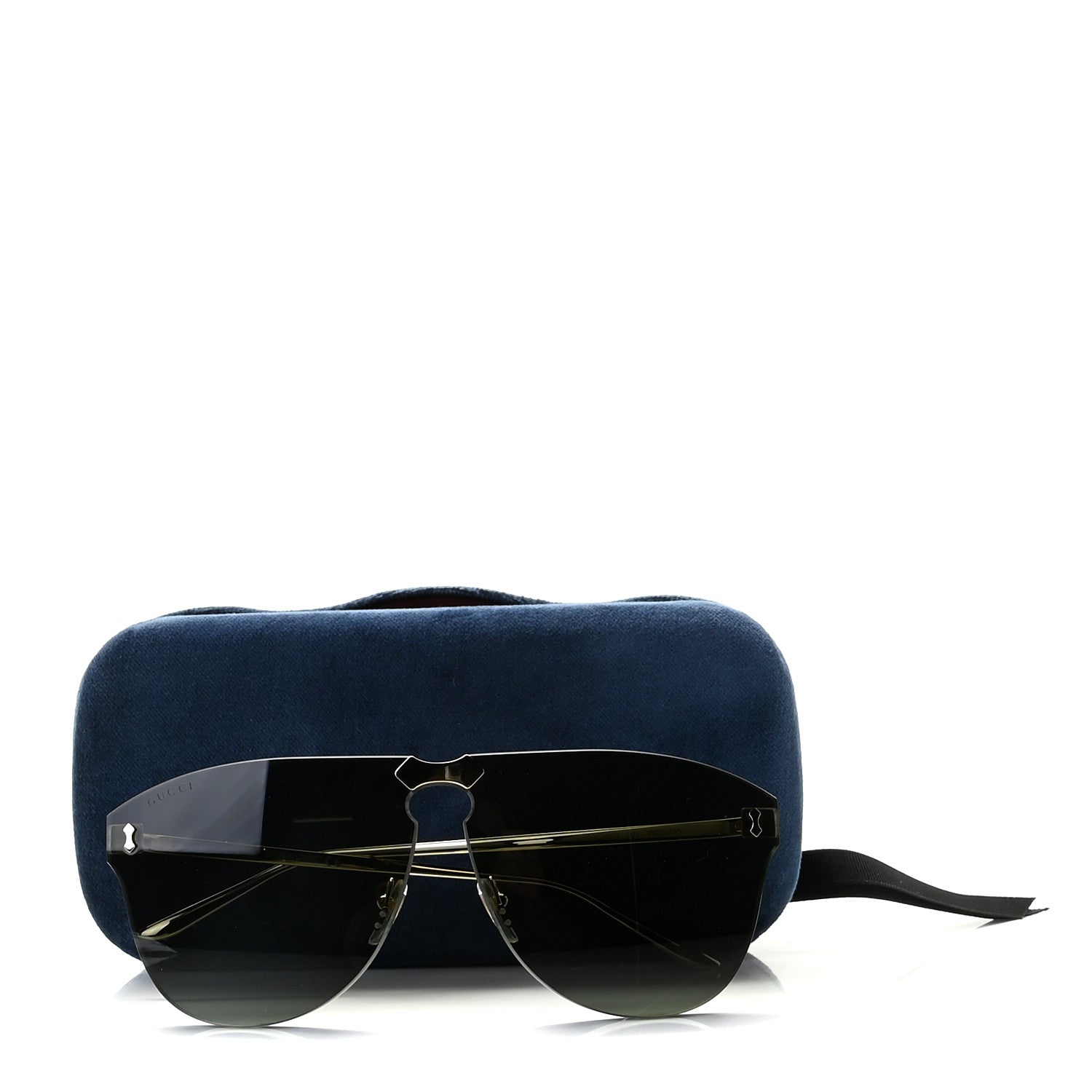Gucci Rimless Sunglasses GG0354S Black 8 of 8