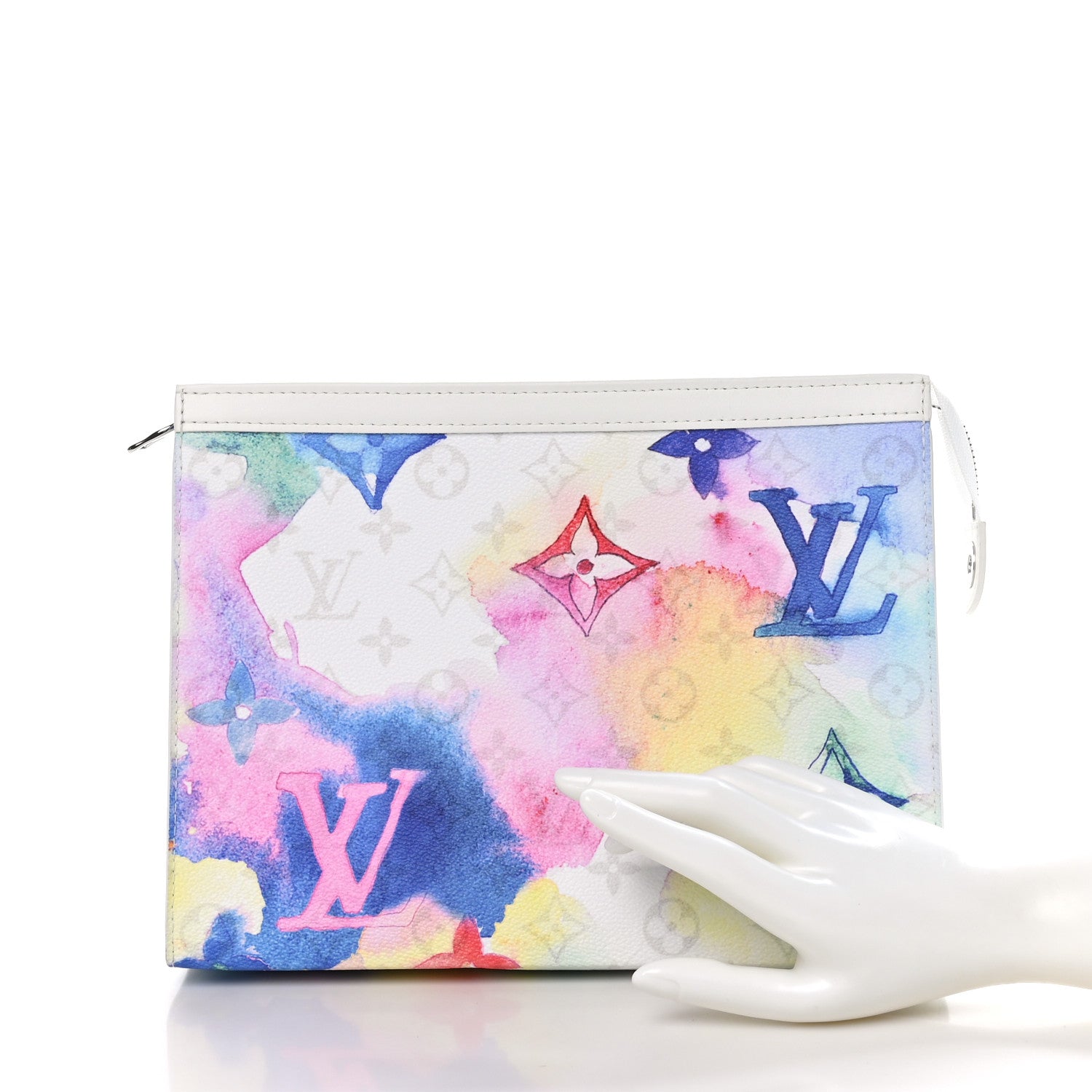 Louis Vuitton Monogram Watercolor Pochette Voyage MM Multicolor 2 of 9