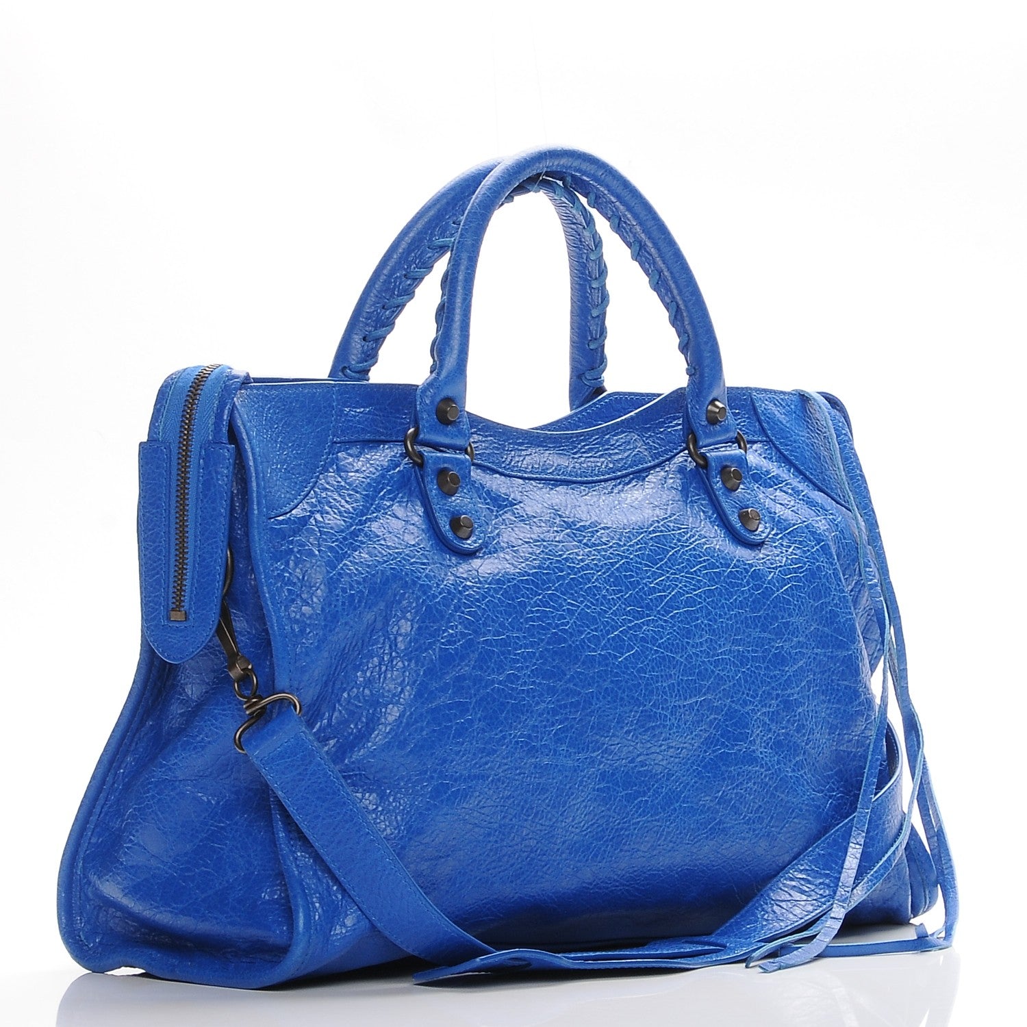 Balenciaga Agneau Classic Hardware City Bleu Lazuli 3 of 7