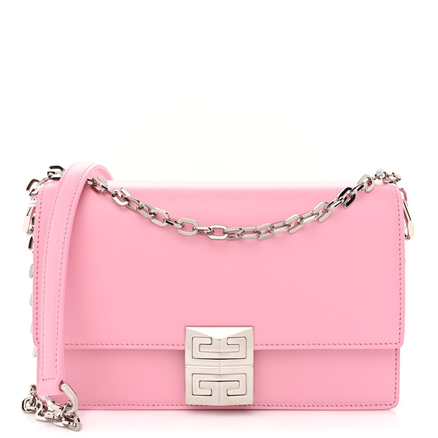 Givenchy Box Calfskin Small 4G Chain Shoulder Bag Baby Pink 1 of 10
