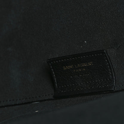 Saint Laurent Calfskin Large Shopping Tote Black 7 of 12