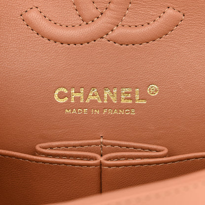Chanel Lambskin Quilted Small Double Flap Brown 6 of 12