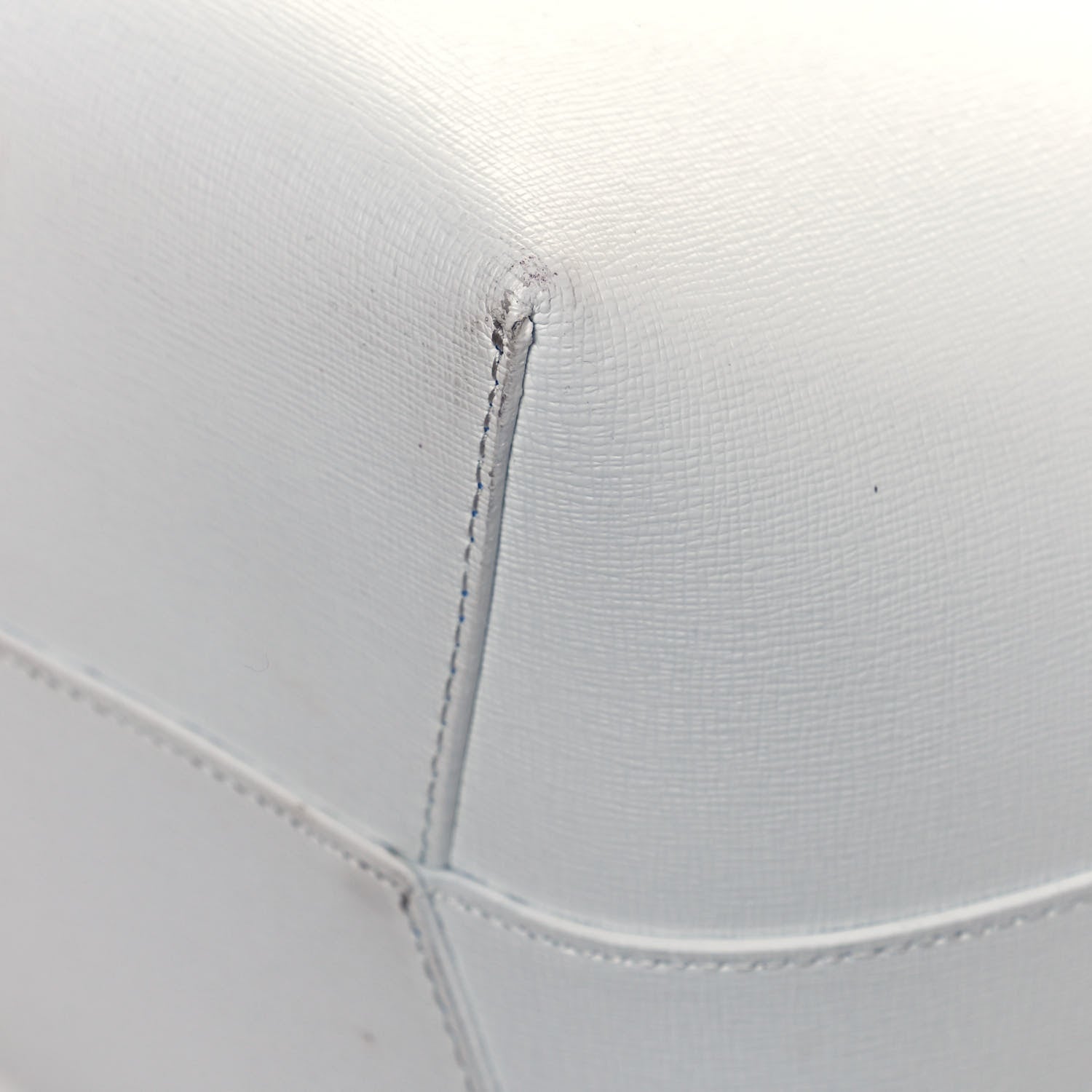 Mansur Gavriel Saffiano Bucket Bag White Royal 11 of 15