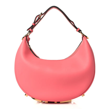 Fendi Vitello Grace Matte Small Fendigraphy Hobo Bag Pink Dalia 1 of 8