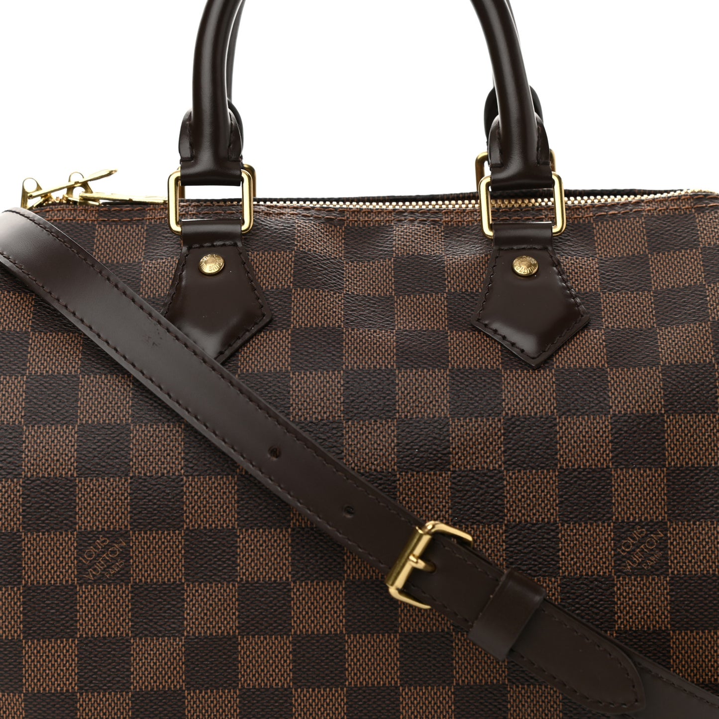 Damier Ebene Speedy Bandouliere 25