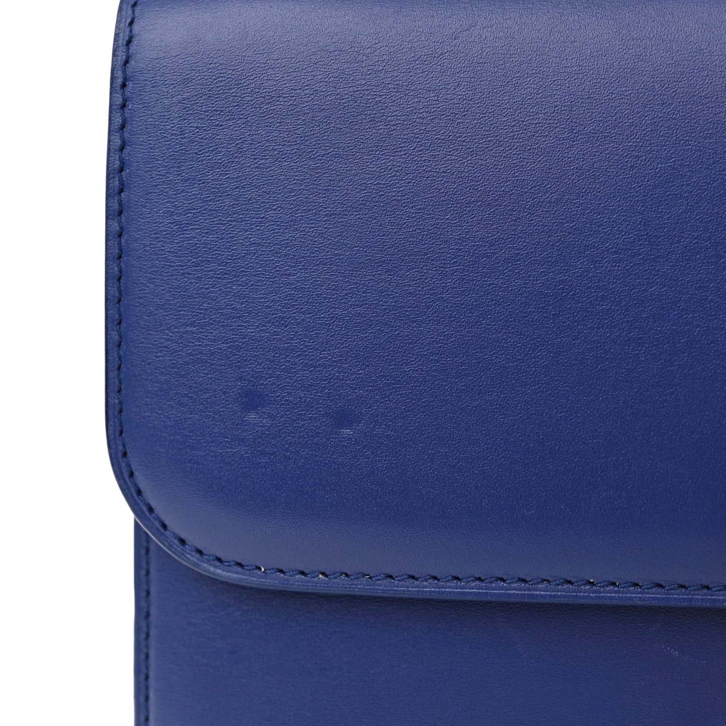 Smooth Calfskin Carre Satchel Royal Blue