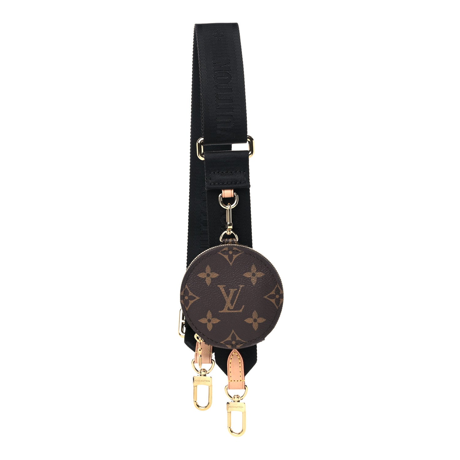 Louis Vuitton Monogram Multi Pochette Accessories Bandouliere Shoulder Strap Black 1 of 4