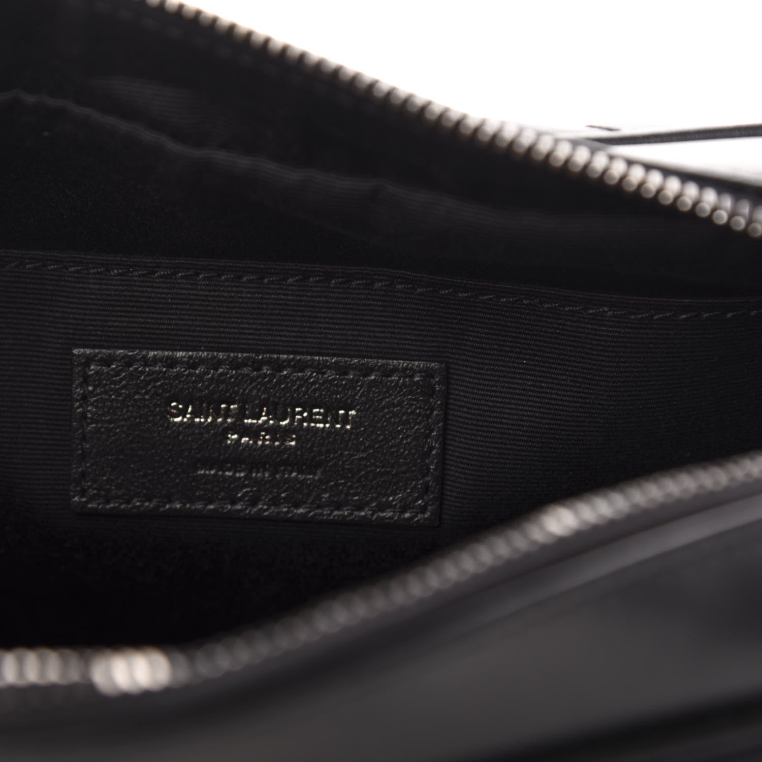Saint Laurent Calfskin Matelasse Monogram Lou Camera Bag Black 6 of 10