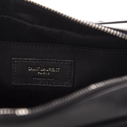 Saint Laurent Calfskin Matelasse Monogram Lou Camera Bag Black 6 of 10