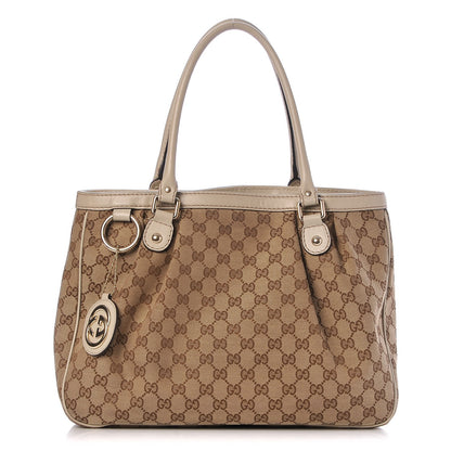 Gucci Monogram Medium Sukey Top Handle Tote Off White 1 of 16
