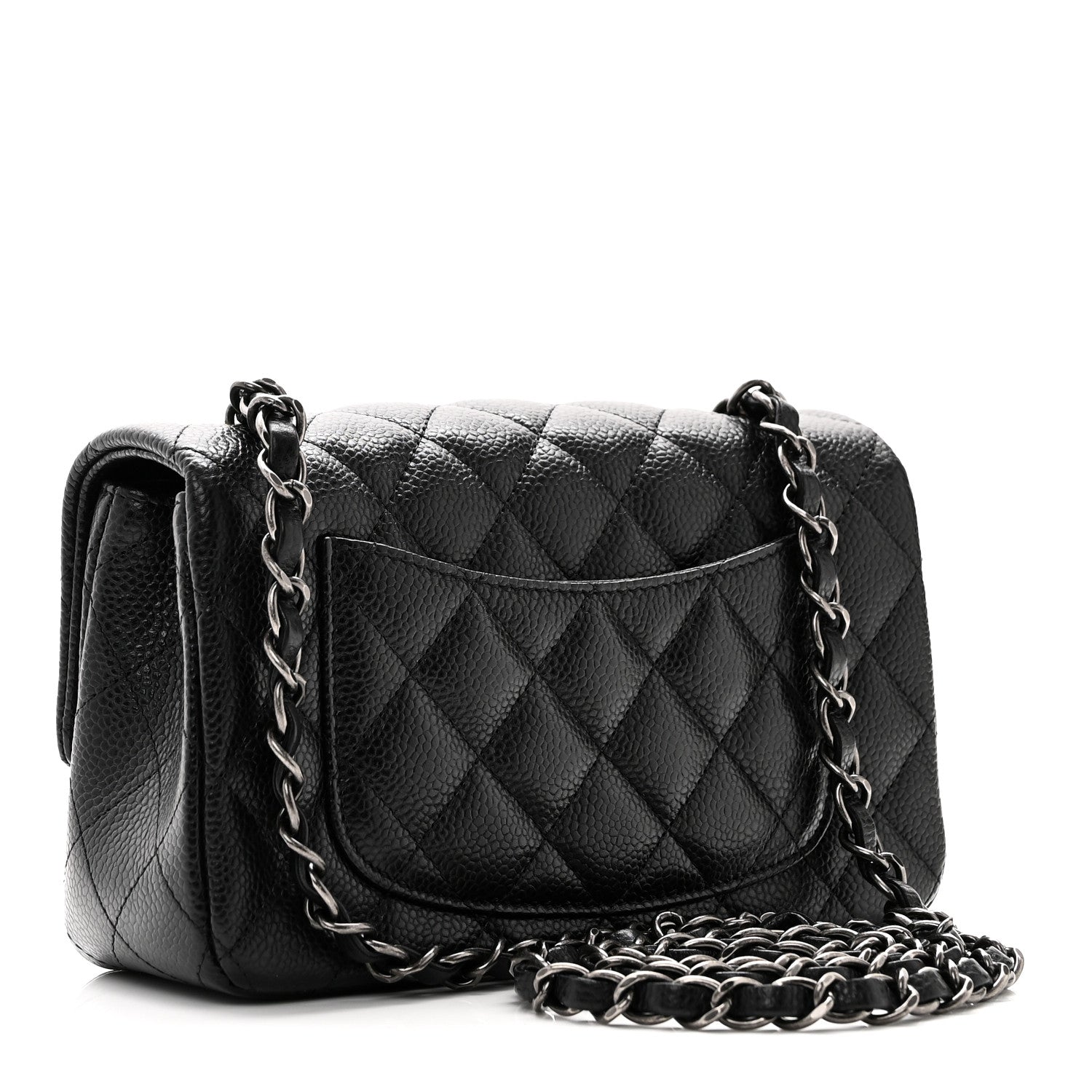 Chanel Caviar Quilted Mini Rectangular Flap Black 3 of 11